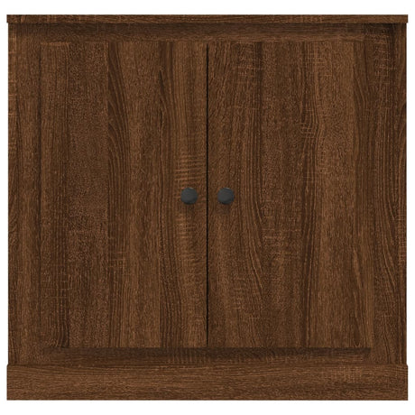 Dressoir 70x35,5x67,5 cm bewerkt hout bruin eikenkleur - AllerleiShop