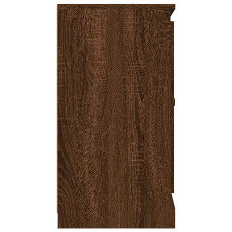 Dressoir 70x35,5x67,5 cm bewerkt hout bruin eikenkleur - AllerleiShop