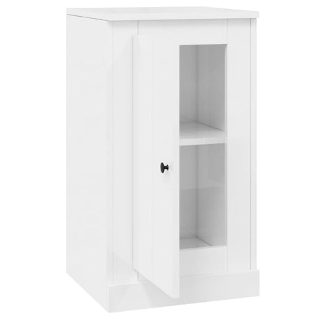 Dressoir 37,5x35,5x67,5 cm bewerkt hout hoogglans wit - AllerleiShop