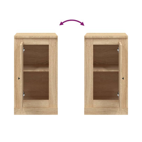 Dressoir 37,5x35,5x67,5 cm bewerkt hout sonoma eikenkleurig - AllerleiShop