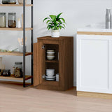 Dressoir 37,5x35,5x67,5 cm bewerkt hout bruin eikenkleur - AllerleiShop