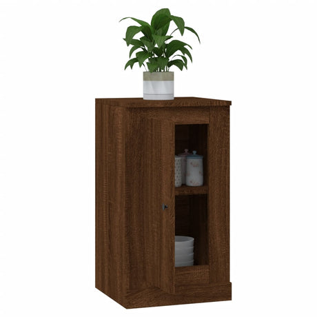 Dressoirs 2 st 37,5x35,5x67,5 cm bewerkt hout bruin eikenkleur - AllerleiShop