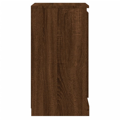 Dressoirs 2 st 37,5x35,5x67,5 cm bewerkt hout bruin eikenkleur - AllerleiShop