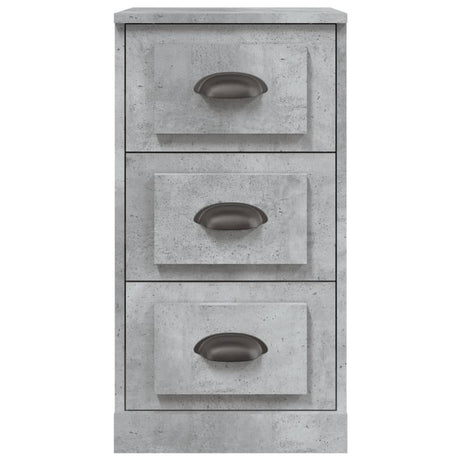 Dressoir 36x35,5x67,5 cm bewerkt hout betongrijs - AllerleiShop