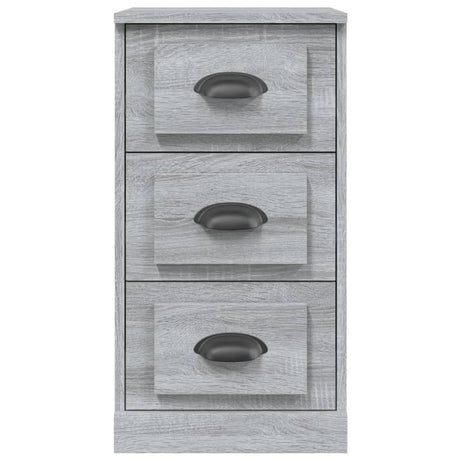 Dressoir 36x35,5x67,5 cm bewerkt hout grijs sonoma eikenkleurig - AllerleiShop