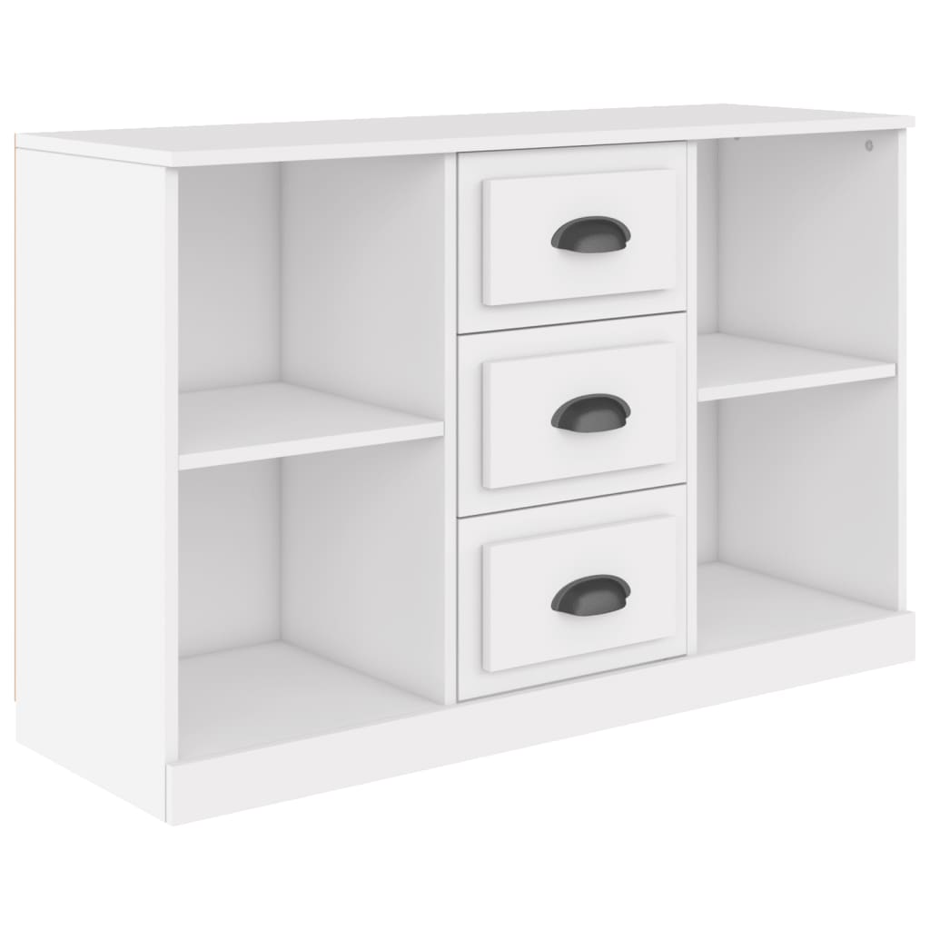 Dressoir 104,5x35,5x67,5 cm bewerkt hout wit - AllerleiShop