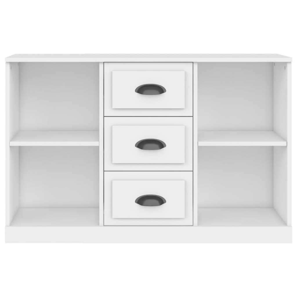 Dressoir 104,5x35,5x67,5 cm bewerkt hout wit - AllerleiShop