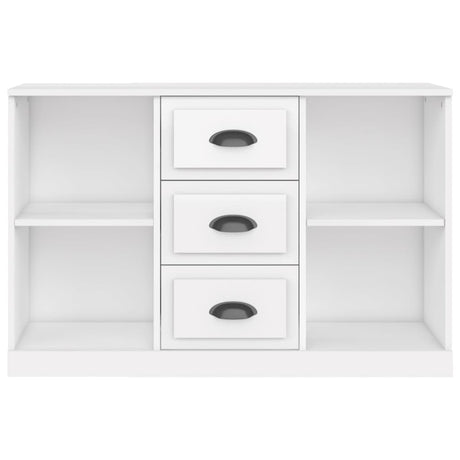 Dressoir 104,5x35,5x67,5 cm bewerkt hout hoogglans wit - AllerleiShop