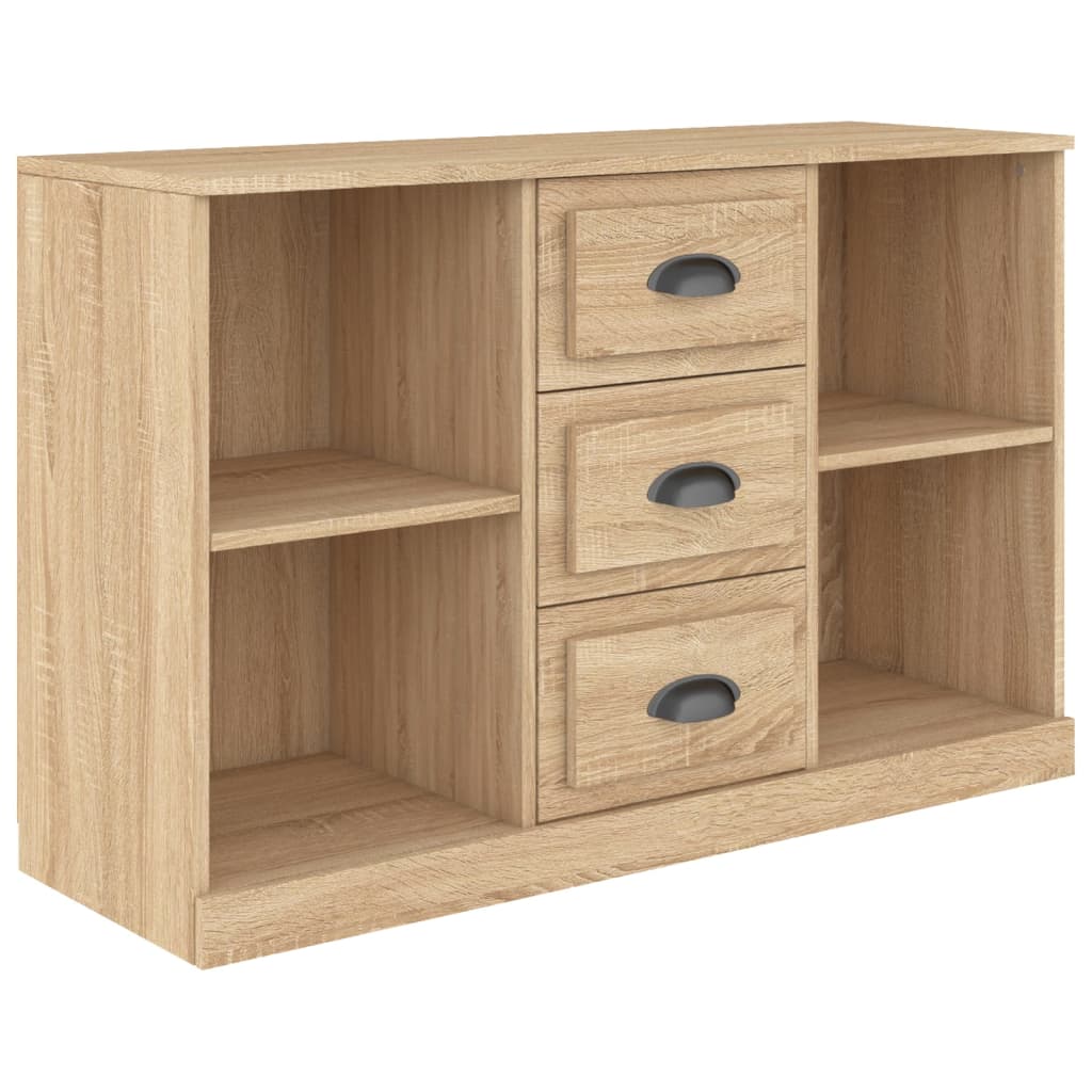 Dressoir 104,5x35,5x67,5 cm bewerkt hout sonoma eikenkleurig - AllerleiShop