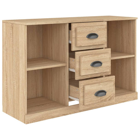 Dressoir 104,5x35,5x67,5 cm bewerkt hout sonoma eikenkleurig - AllerleiShop