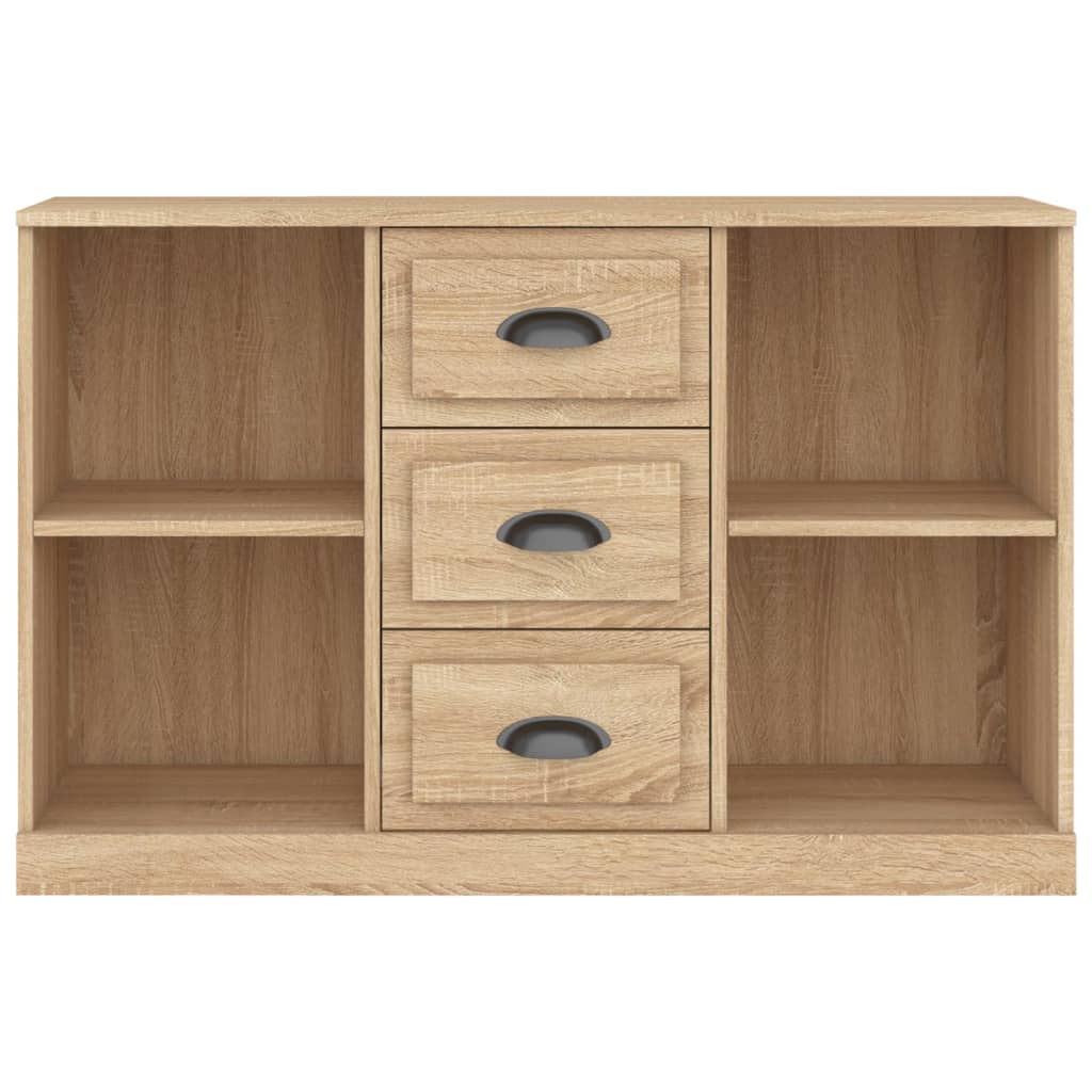 Dressoir 104,5x35,5x67,5 cm bewerkt hout sonoma eikenkleurig - AllerleiShop