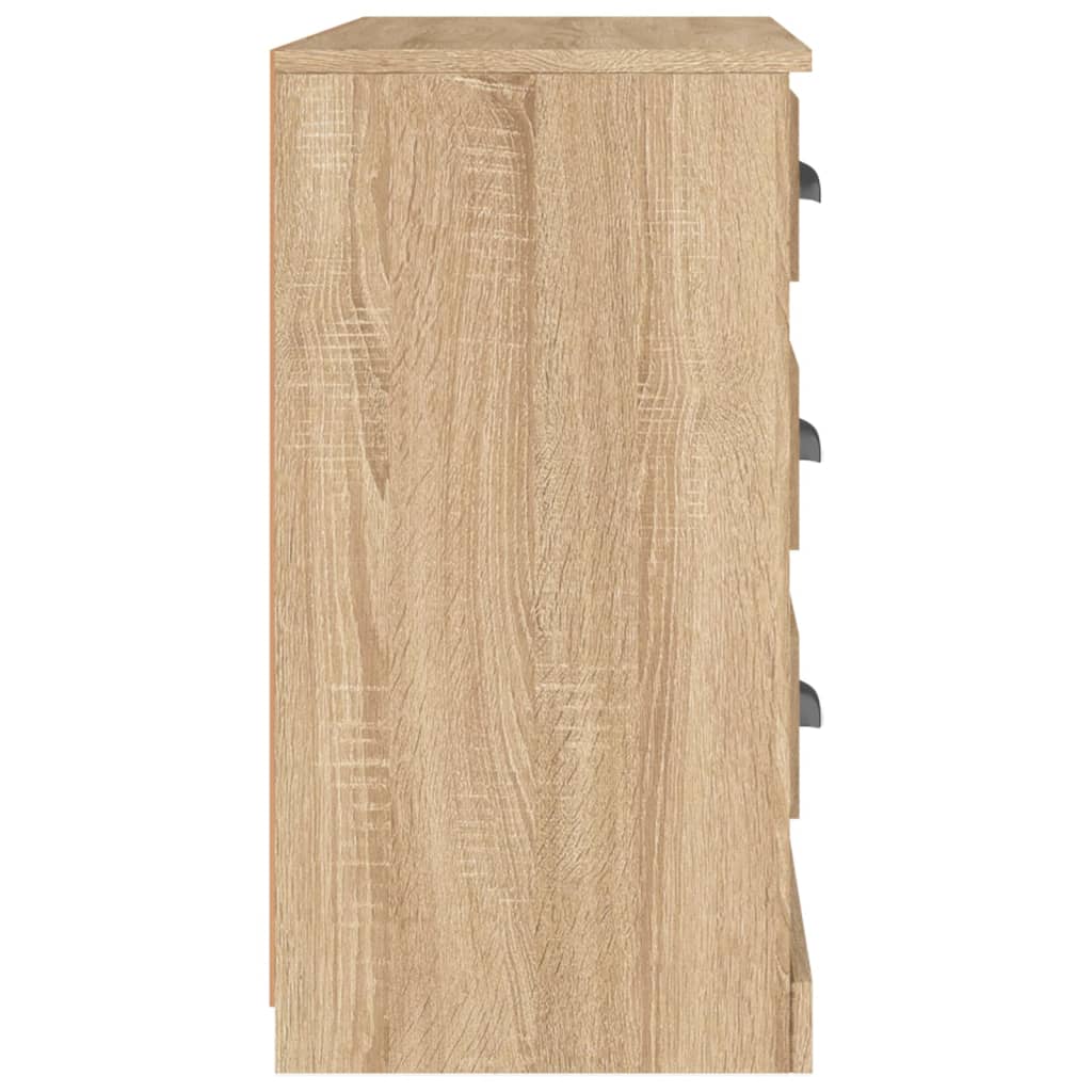 Dressoir 104,5x35,5x67,5 cm bewerkt hout sonoma eikenkleurig - AllerleiShop