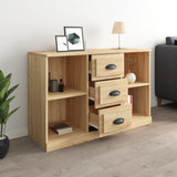 Dressoir 104,5x35,5x67,5 cm bewerkt hout sonoma eikenkleurig - AllerleiShop