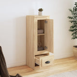 Hoge kast 36x35,5x103,5 cm bewerkt hout sonoma eikenkleurig - AllerleiShop