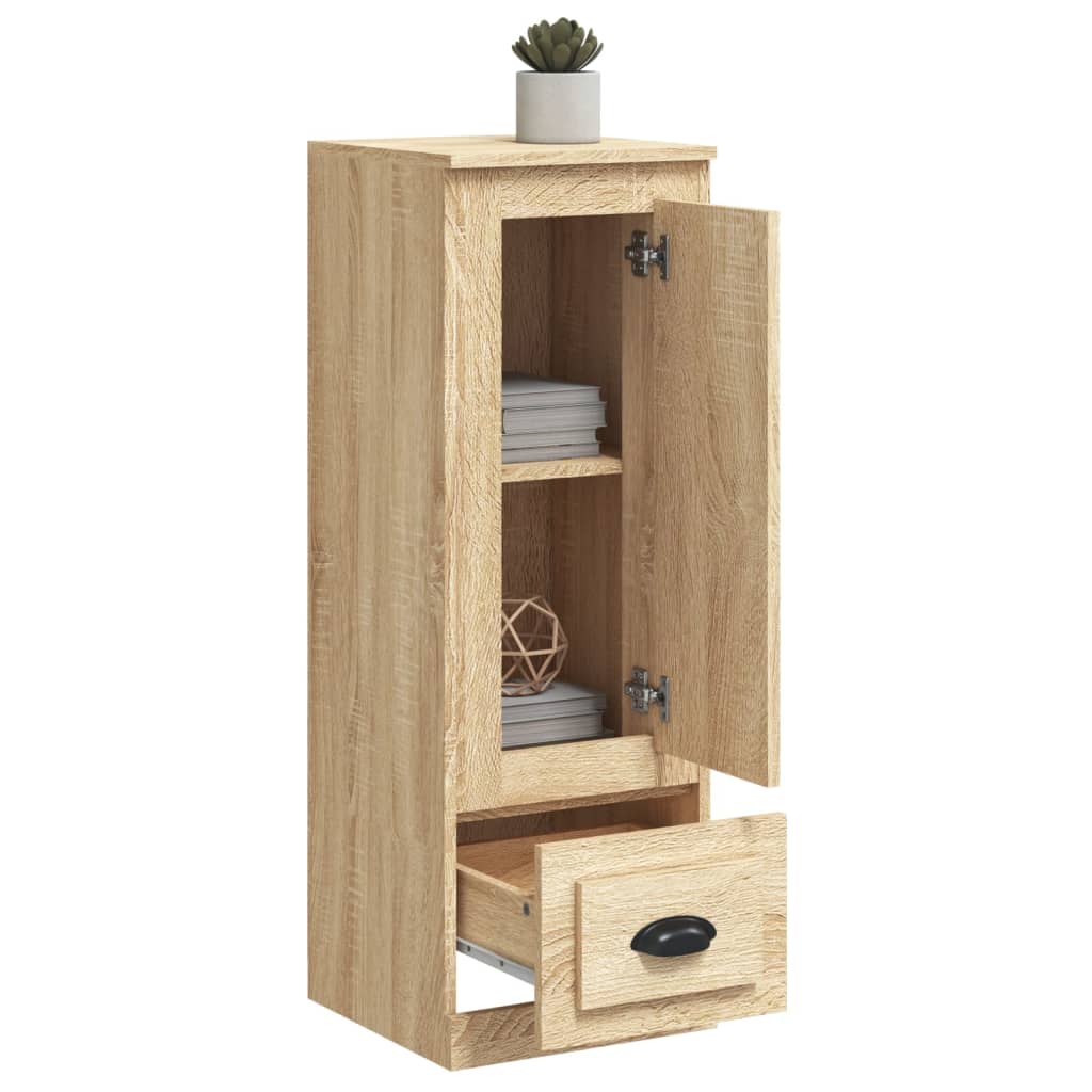 Hoge kast 36x35,5x103,5 cm bewerkt hout sonoma eikenkleurig - AllerleiShop