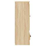 Hoge kast 36x35,5x103,5 cm bewerkt hout sonoma eikenkleurig - AllerleiShop