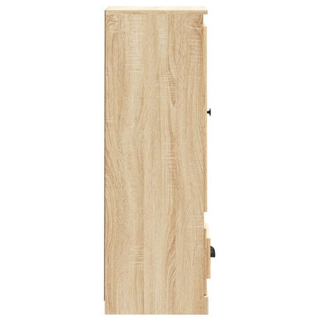 Hoge kast 36x35,5x103,5 cm bewerkt hout sonoma eikenkleurig - AllerleiShop