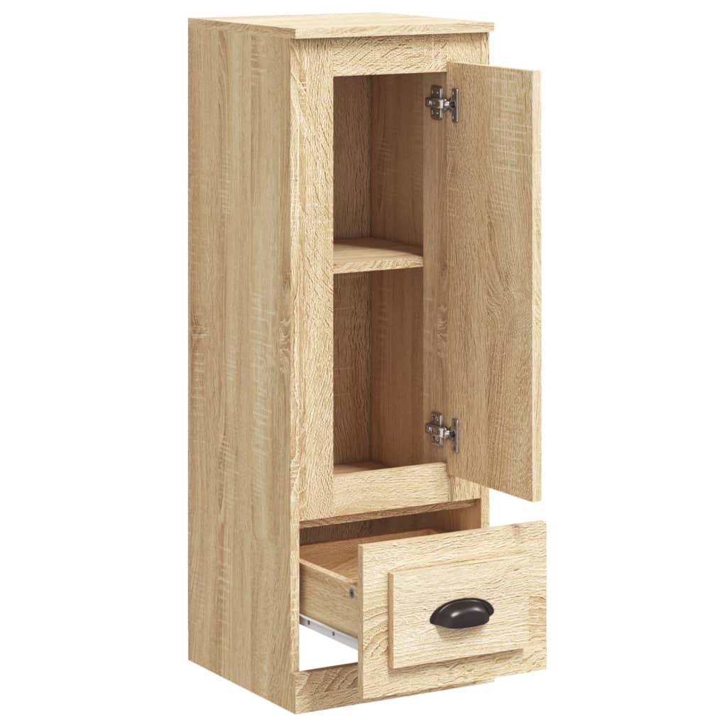 Hoge kast 36x35,5x103,5 cm bewerkt hout sonoma eikenkleurig - AllerleiShop