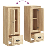 Hoge kast 36x35,5x103,5 cm bewerkt hout sonoma eikenkleurig - AllerleiShop