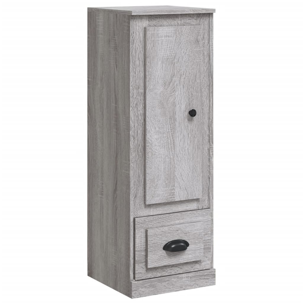 Hoge kast 36x35,5x103,5 cm bewerkt hout grijs sonoma eikenkleur - AllerleiShop