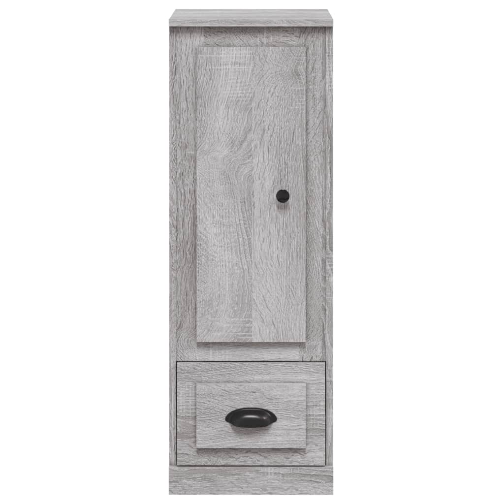 Hoge kast 36x35,5x103,5 cm bewerkt hout grijs sonoma eikenkleur - AllerleiShop