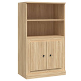 Hoge kast 60x35,5x103,5 cm bewerkt hout sonoma eikenkleurig - AllerleiShop