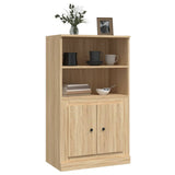 Hoge kast 60x35,5x103,5 cm bewerkt hout sonoma eikenkleurig - AllerleiShop