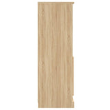 Hoge kast 60x35,5x103,5 cm bewerkt hout sonoma eikenkleurig - AllerleiShop