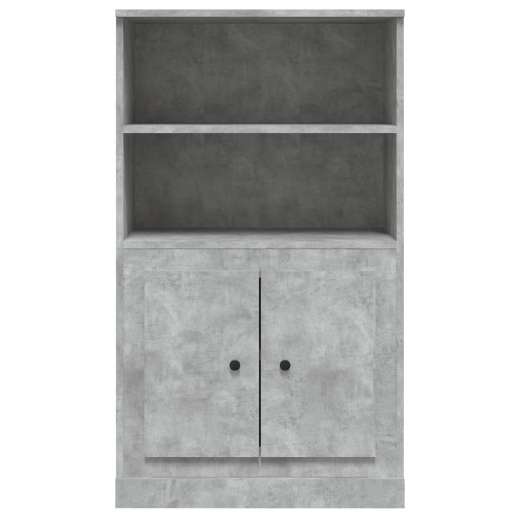 Hoge kast 60x35,5x103,5 cm bewerkt hout betongrijs - AllerleiShop