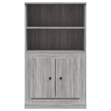 Hoge kast 60x35,5x103,5 cm bewerkt hout grijs sonoma eikenkleur - AllerleiShop