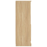 Hoge kast 36x35,5x103,5 cm bewerkt hout sonoma eikenkleurig - AllerleiShop