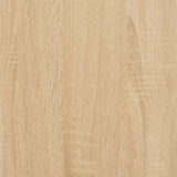 Hoge kast 36x35,5x103,5 cm bewerkt hout sonoma eikenkleurig - AllerleiShop