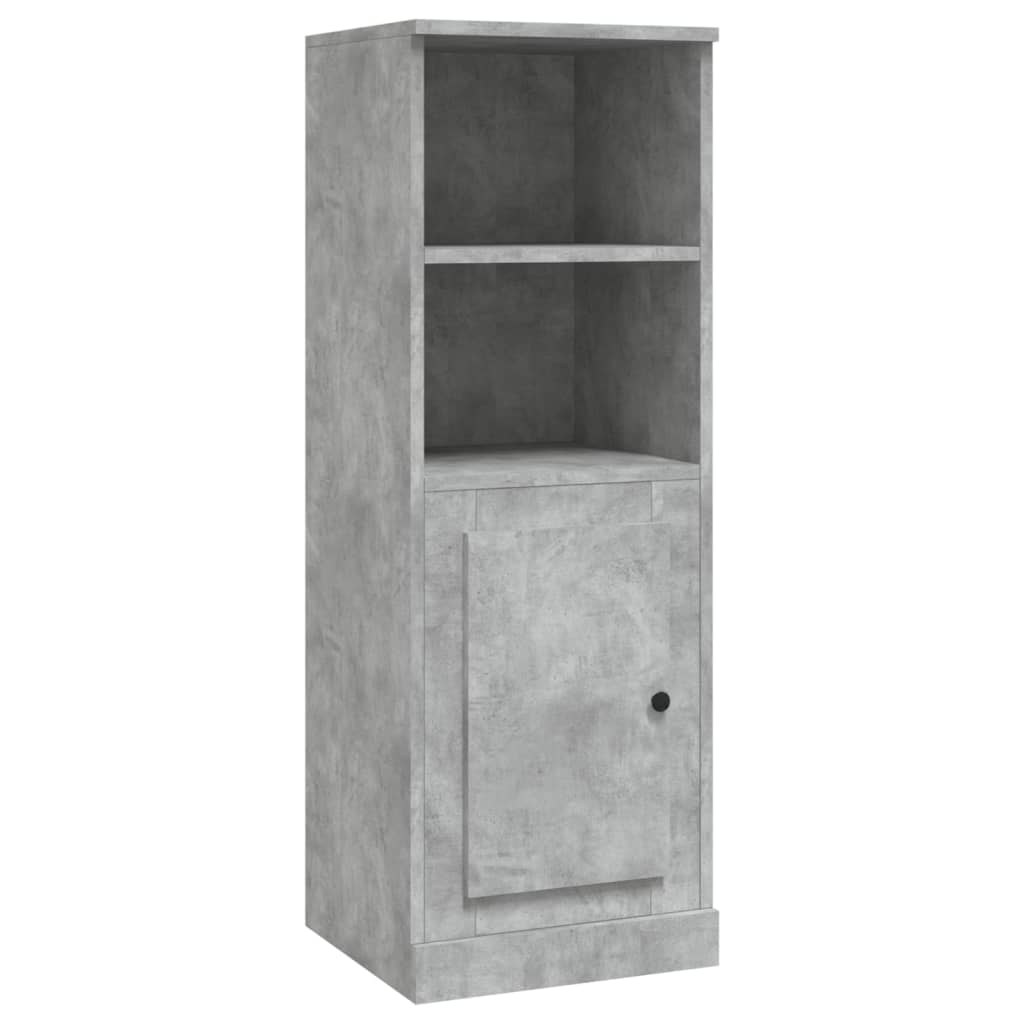 Hoge kast 36x35,5x103,5 cm bewerkt hout betongrijs - AllerleiShop