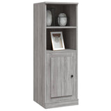 Hoge kast 36x35,5x103,5 cm bewerkt hout grijs sonoma eikenkleur - AllerleiShop