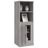 Hoge kast 36x35,5x103,5 cm bewerkt hout grijs sonoma eikenkleur - AllerleiShop