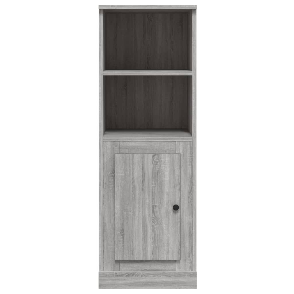 Hoge kast 36x35,5x103,5 cm bewerkt hout grijs sonoma eikenkleur - AllerleiShop