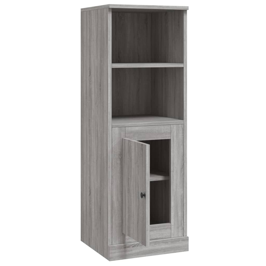 Hoge kast 36x35,5x103,5 cm bewerkt hout grijs sonoma eikenkleur - AllerleiShop