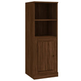 Hoge kast 36x35,5x103,5 cm bewerkt hout bruin eikenkleur - AllerleiShop