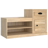 Schoenenkast 100x42x60 cm bewerkt hout sonoma eikenkleurig - AllerleiShop