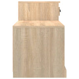 Schoenenkast 100x42x60 cm bewerkt hout sonoma eikenkleurig - AllerleiShop