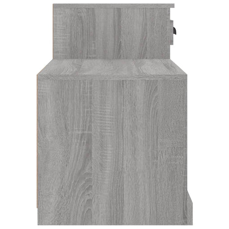 Schoenenkast 100x42x60 cm bewerkt hout grijs sonoma eikenkleur - AllerleiShop