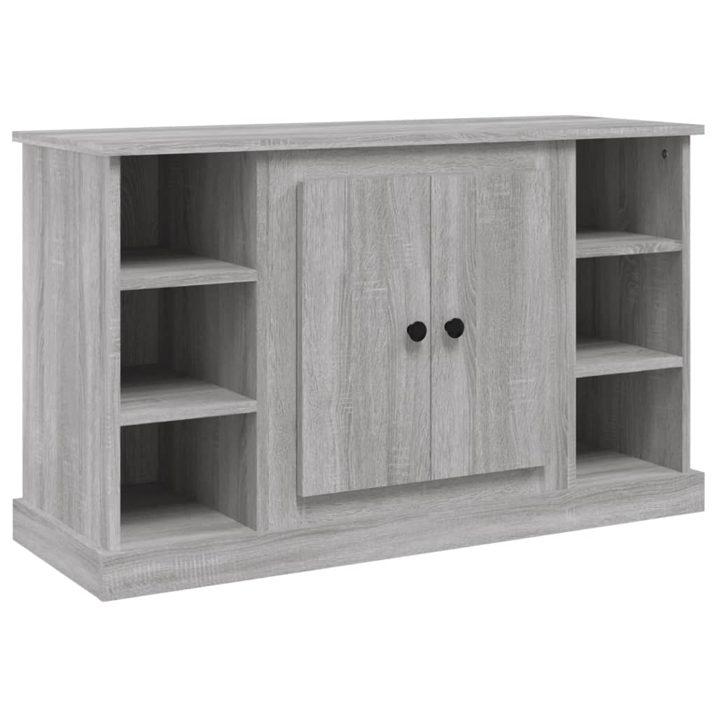 Dressoir 100x35,5x60 cm bewerkt hout grijs sonoma eikenkleurig - AllerleiShop