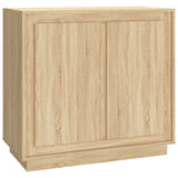 Dressoir 80x34x75 cm bewerkt hout sonoma eikenkleurig - AllerleiShop