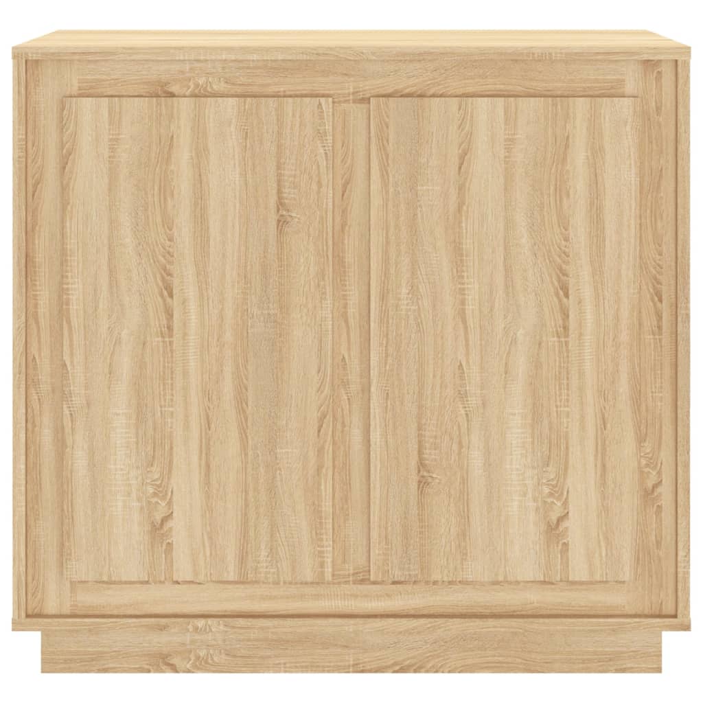 Dressoir 80x34x75 cm bewerkt hout sonoma eikenkleurig - AllerleiShop