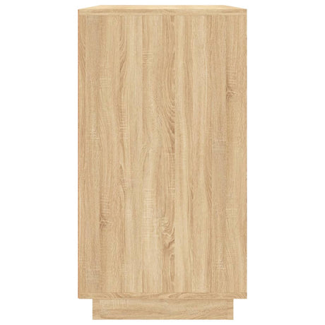 Dressoir 80x34x75 cm bewerkt hout sonoma eikenkleurig - AllerleiShop