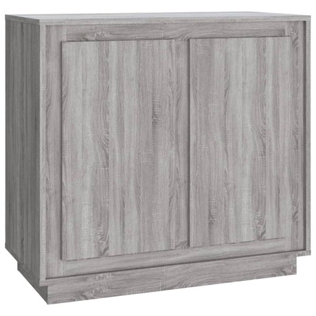 Dressoir 80x34x75 cm bewerkt hout grijs sonoma eikenkleurig - AllerleiShop