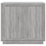 Dressoir 80x34x75 cm bewerkt hout grijs sonoma eikenkleurig - AllerleiShop