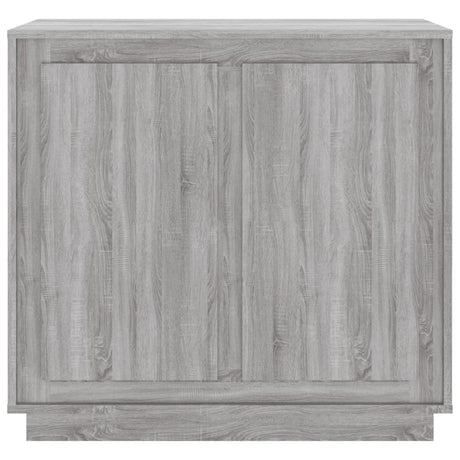 Dressoir 80x34x75 cm bewerkt hout grijs sonoma eikenkleurig - AllerleiShop