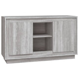 Dressoir 102x35x60 cm bewerkt hout grijs sonoma eikenkleurig