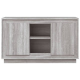 Dressoir 102x35x60 cm bewerkt hout grijs sonoma eikenkleurig